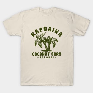 Kapuaiwa Coconut Farm by Buck Tee T-Shirt